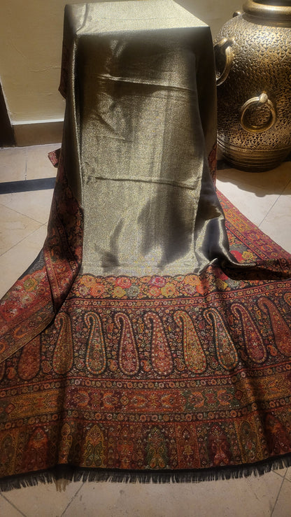 Gandhara moonlight : Reversible shawl