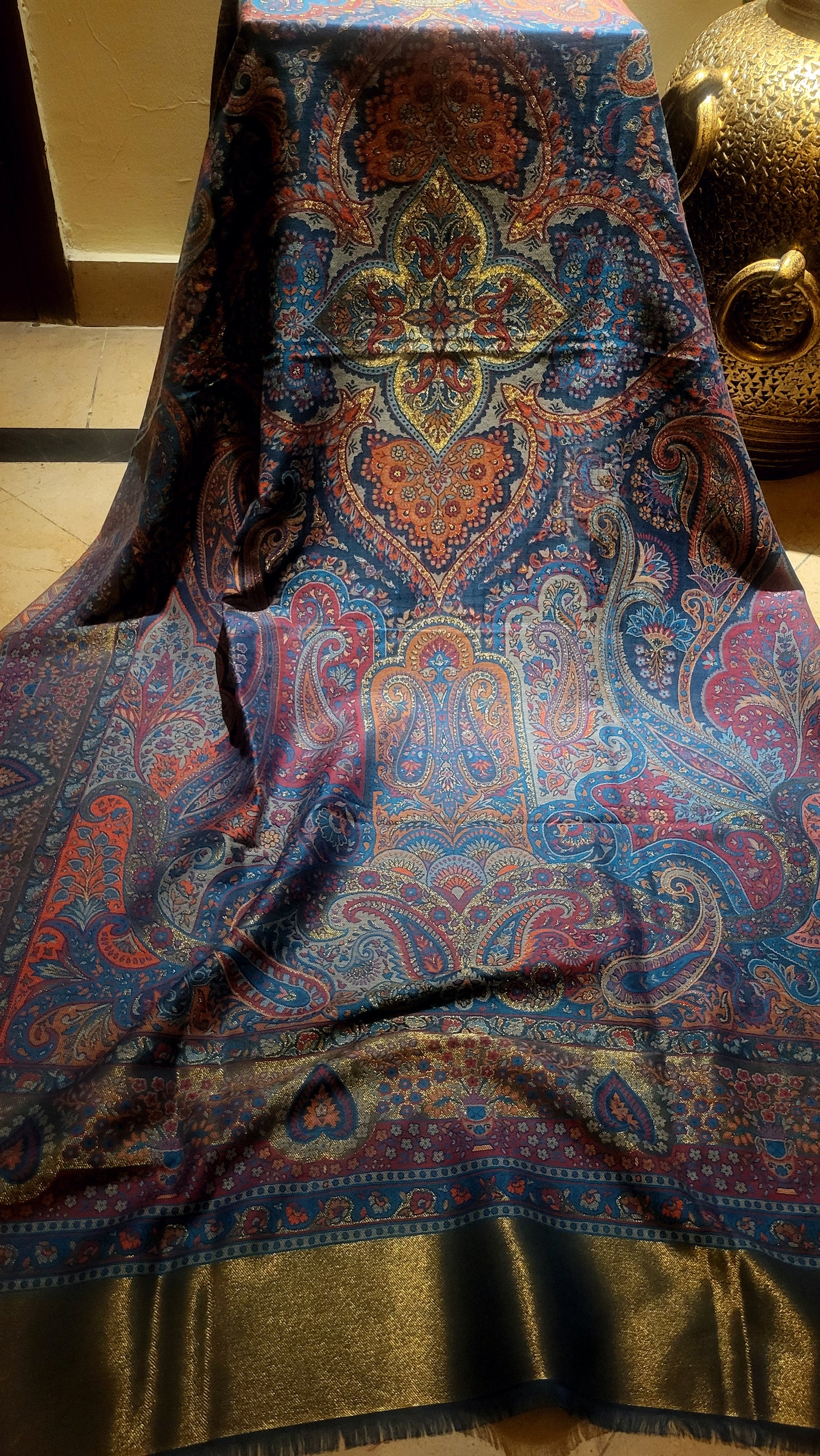 Pashmina Moonlight : kaani shawl
