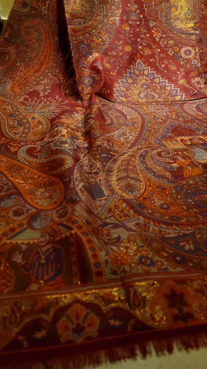 Antique Kaani Moonlight : shawl