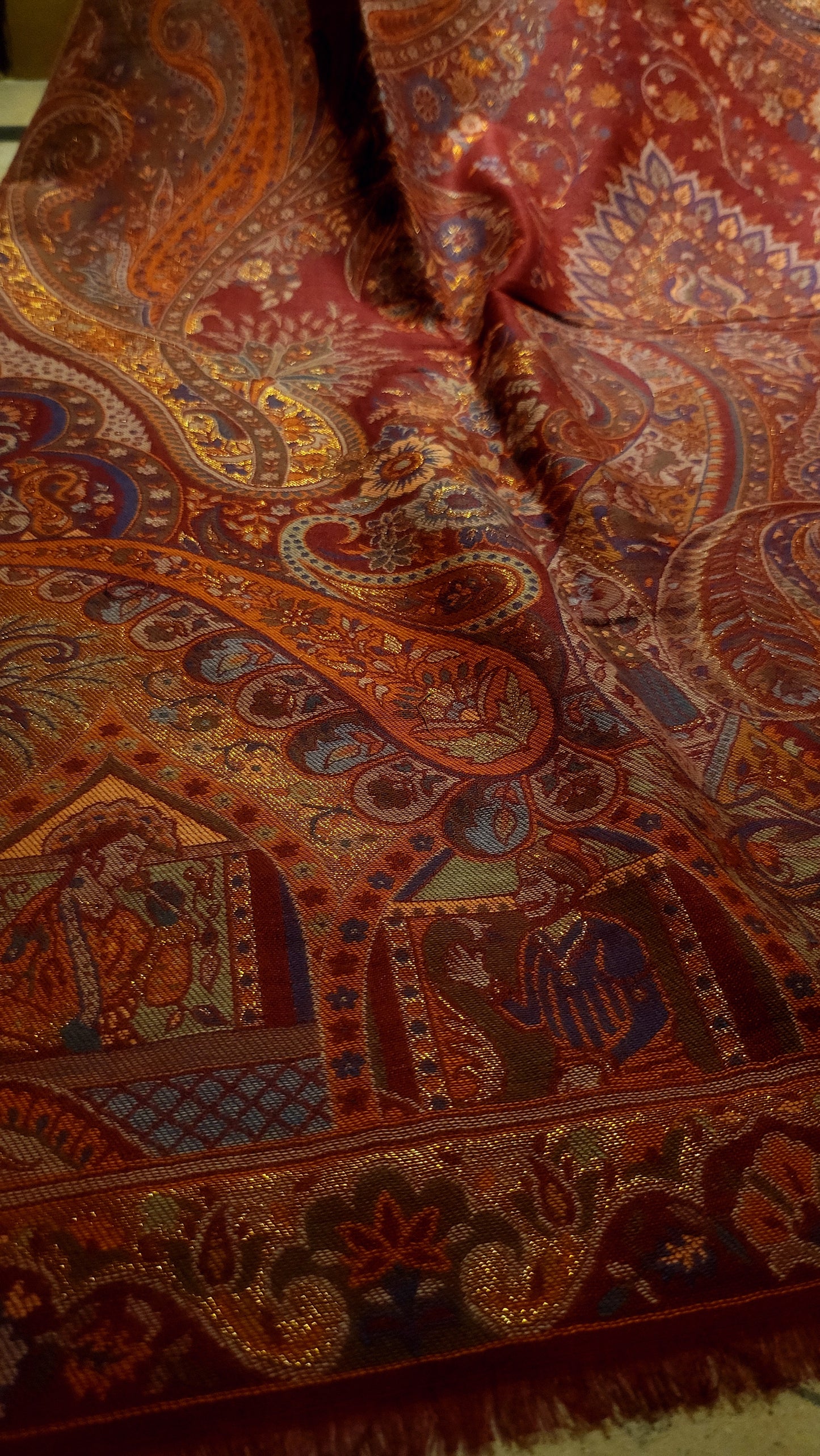 Antique Kaani Moonlight : shawl