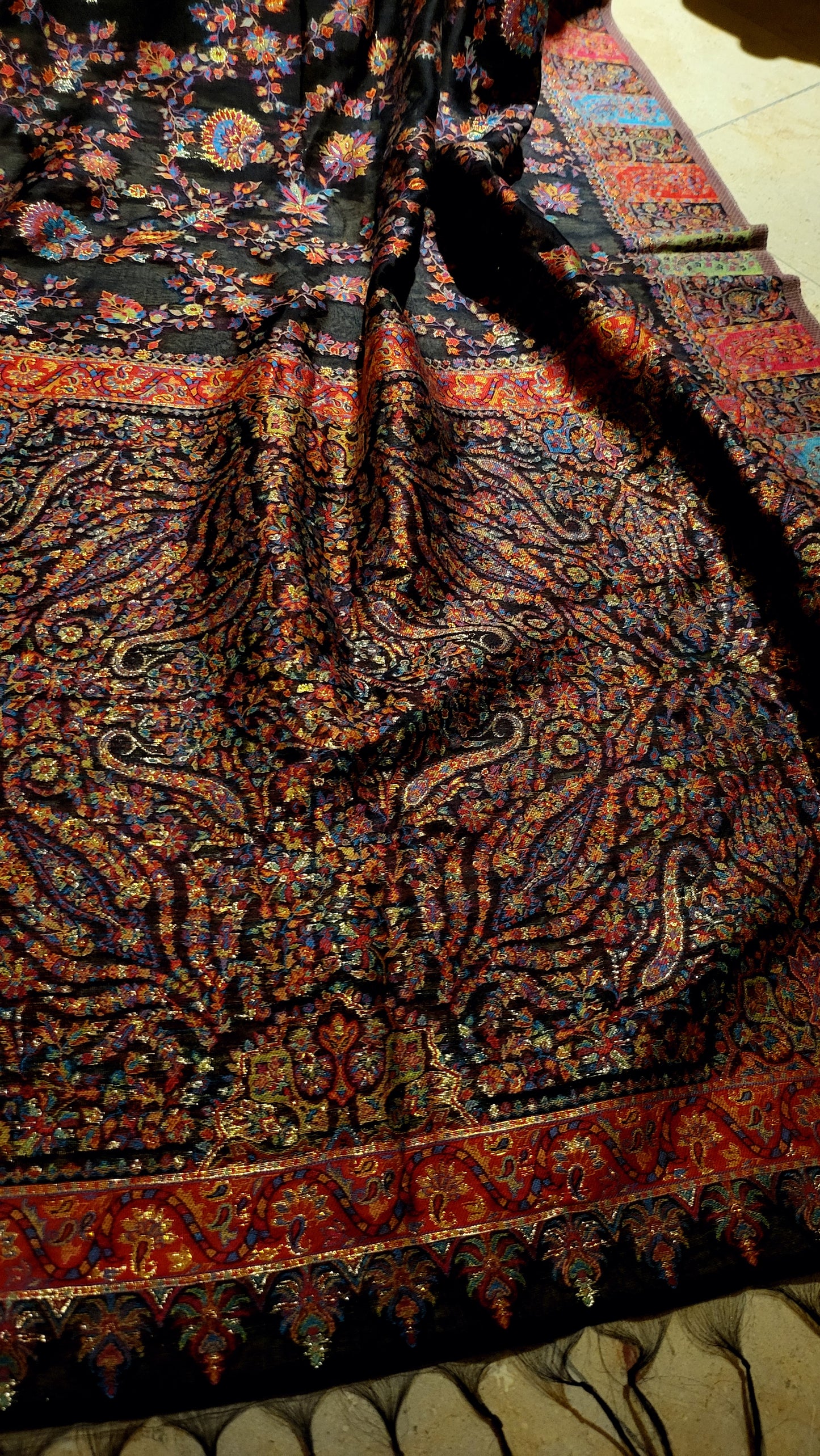 Eid edition: silk kaani shawl