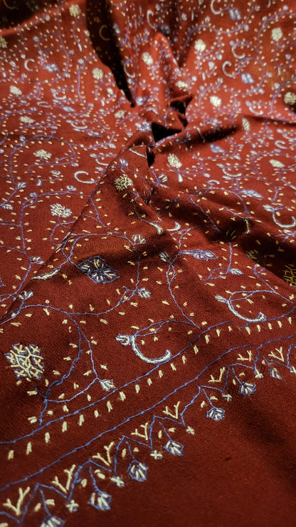 Toosh Embroidered : Luxury shawl