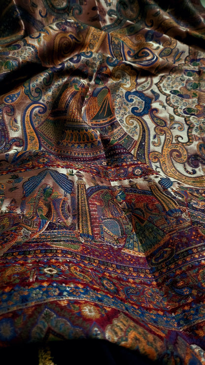 Shikargah silky moonlight : shawl