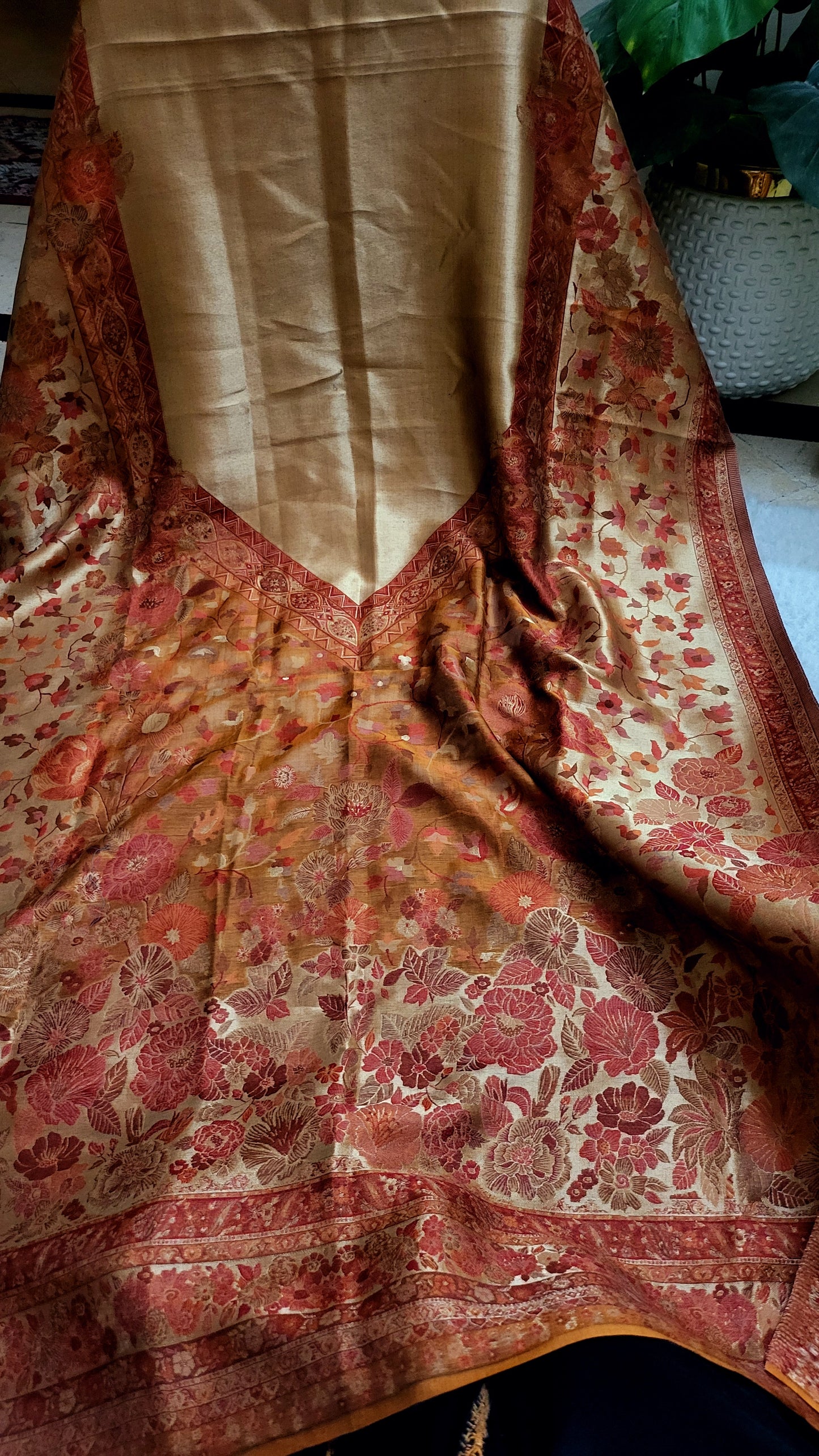 Combo offer : chikankari shirt with moonlight dupata