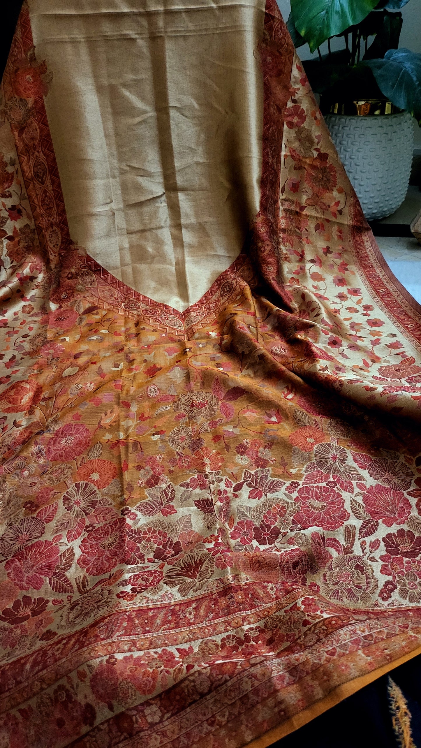 Combo offer : chikankari shirt with moonlight dupata