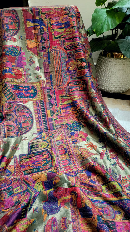 Silky moonlight : shawl