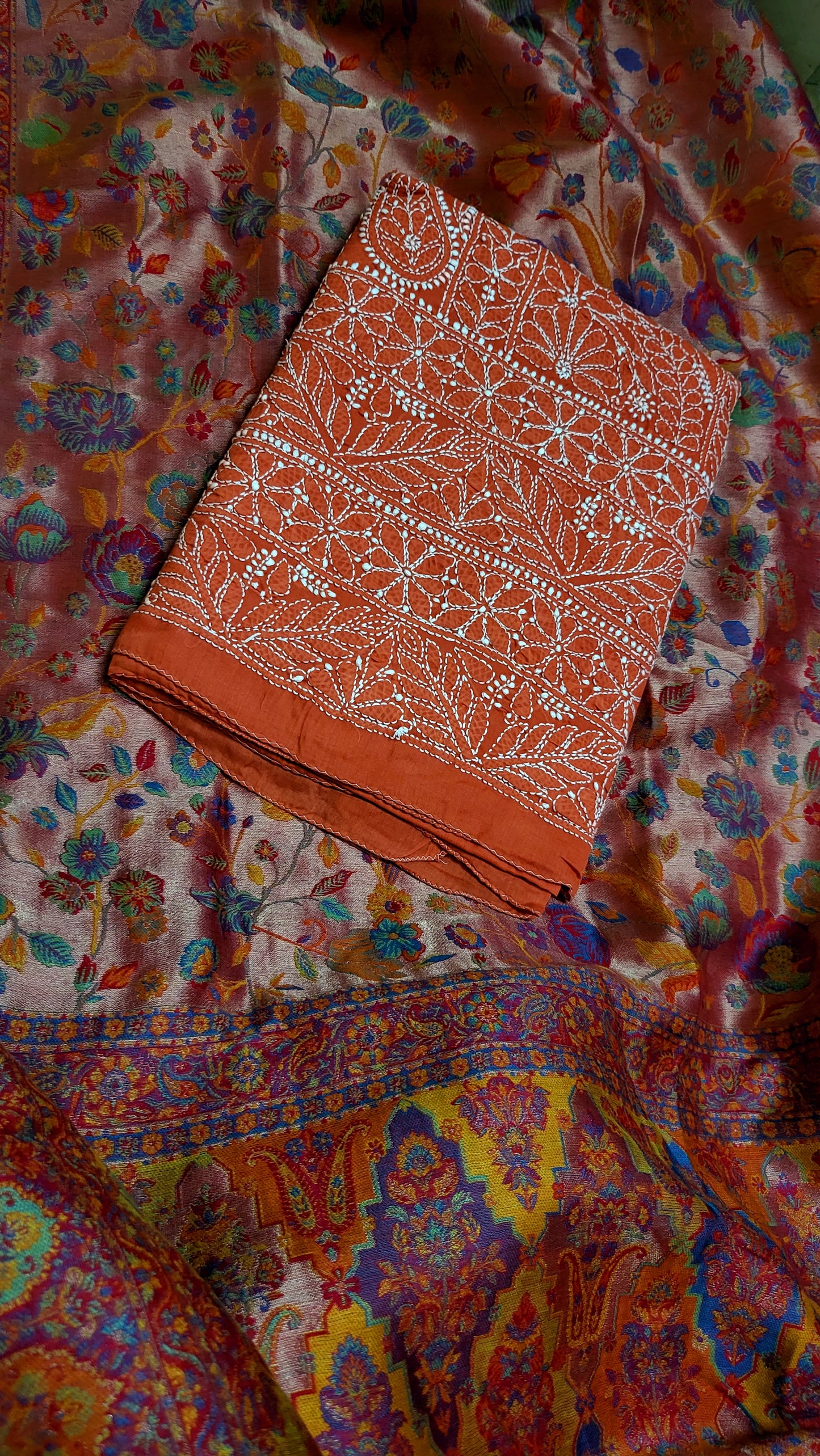 Combo offer : shirt with moonlight dupata