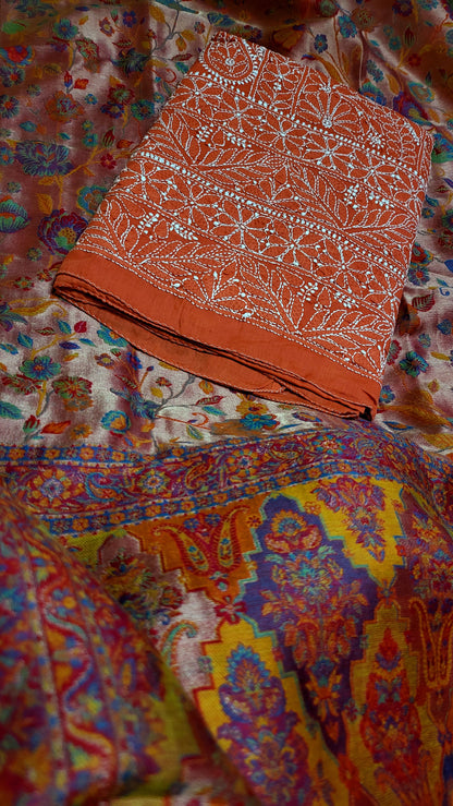 Combo offer : shirt with moonlight dupata