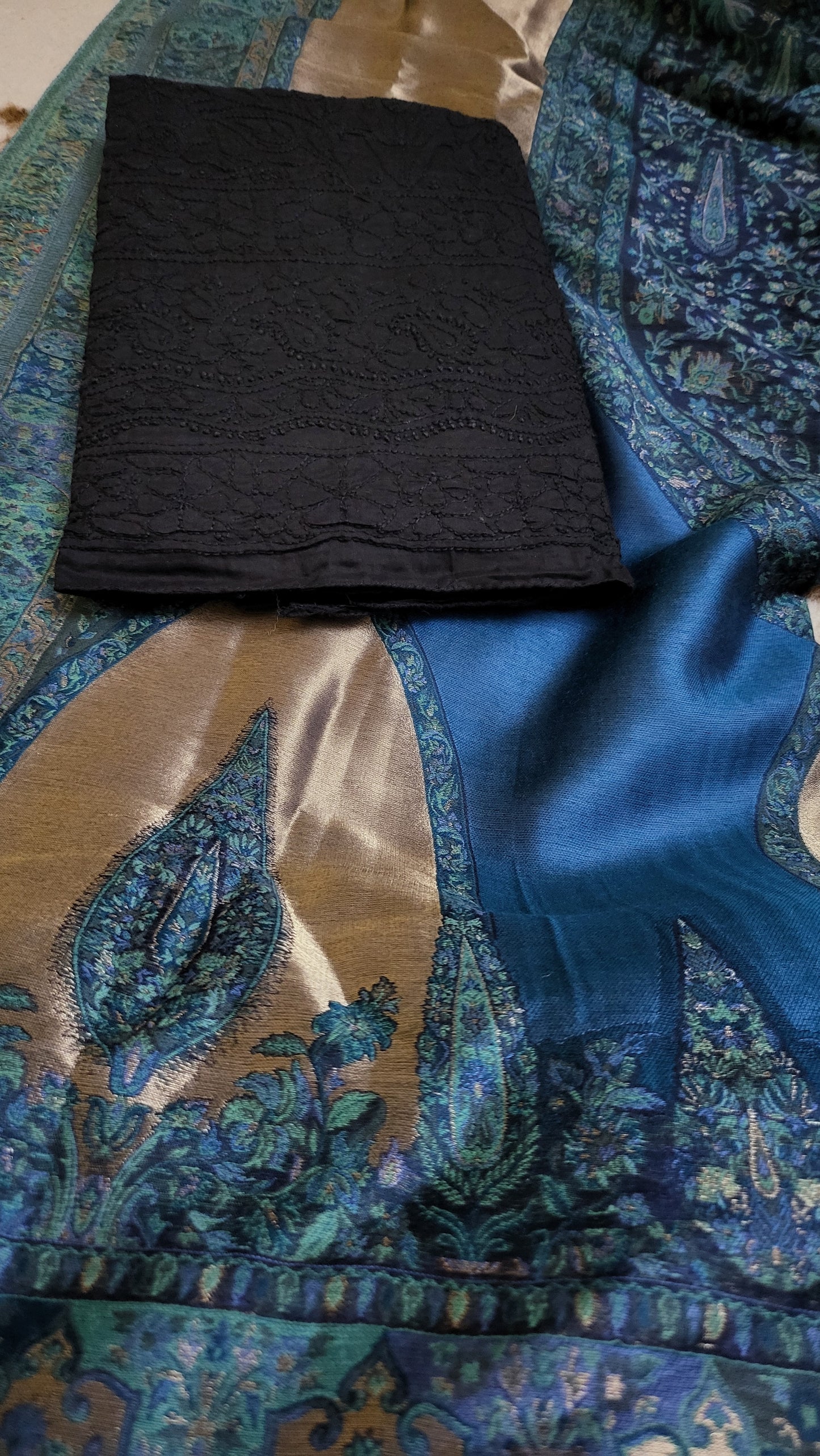 Combo offer : chikankari with moonlight dupata