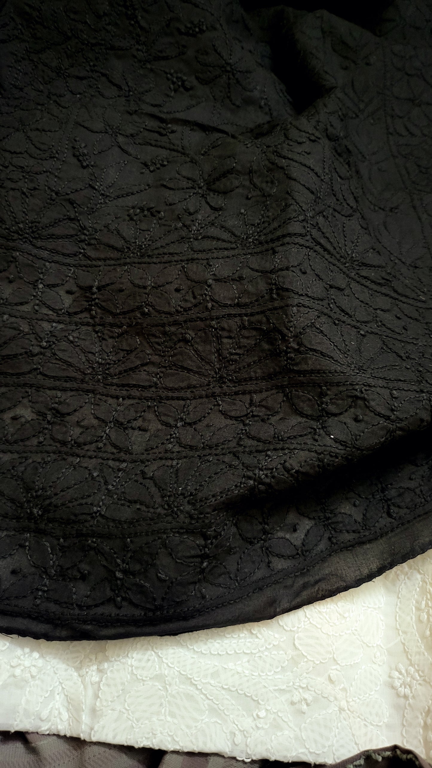 Combo offer : chikankari with moonlight dupata