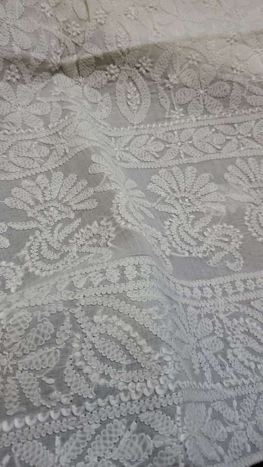 Chikankari shirt : white
