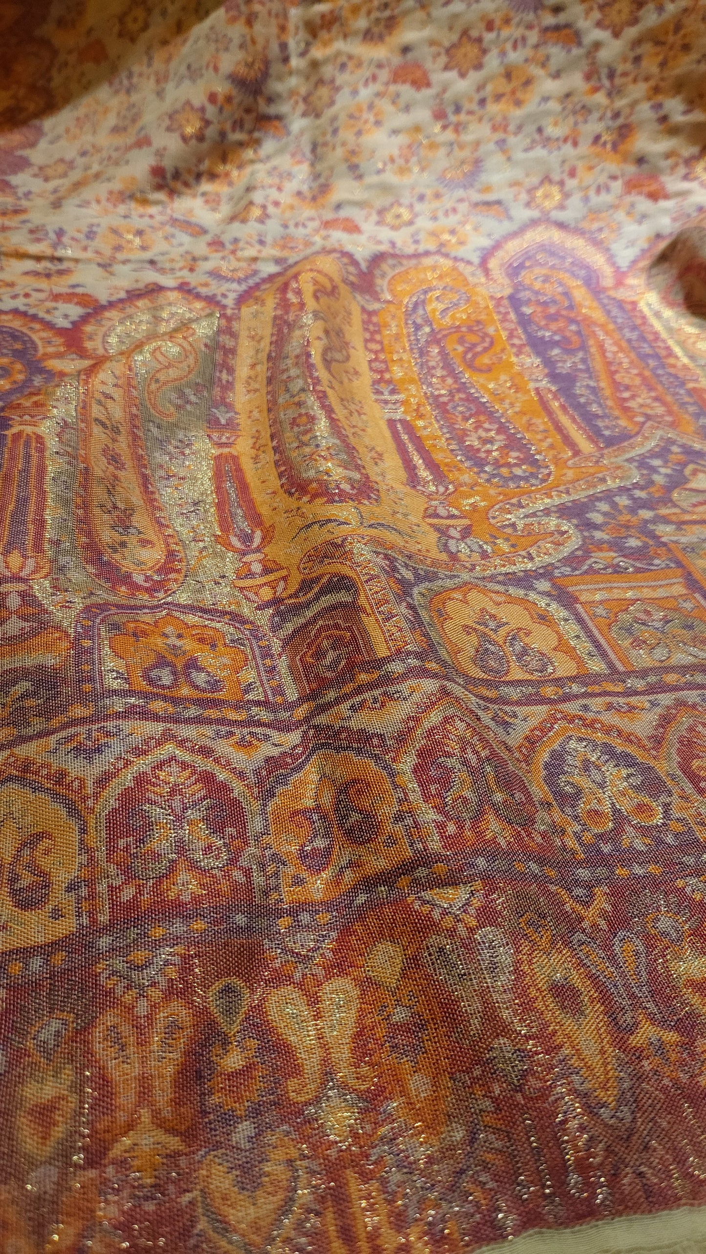 Gandhara moonlight : Reversible shawl