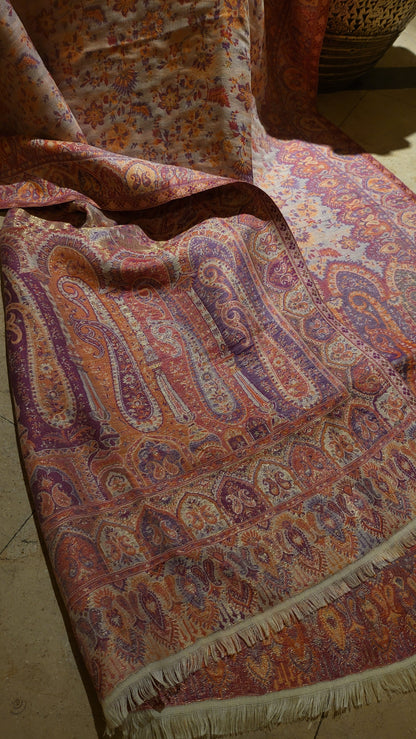 Gandhara moonlight : Reversible shawl