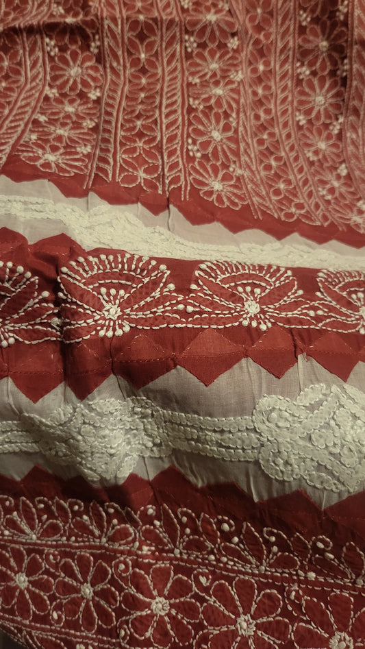 Appliqued chikankari : shirt