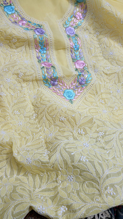 Yellow : Parsi Gara shirt