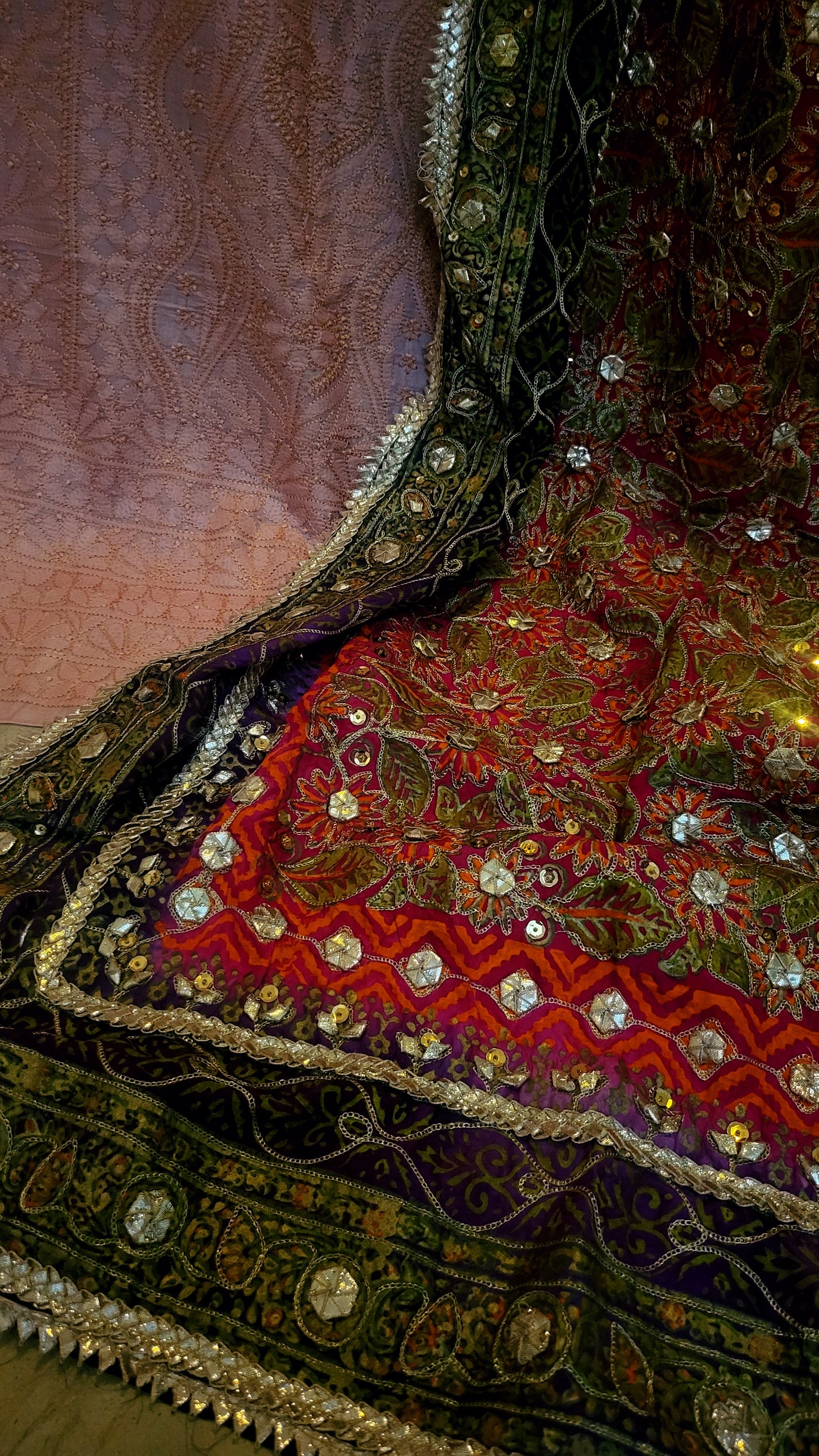 Gota work : Silk Dupata