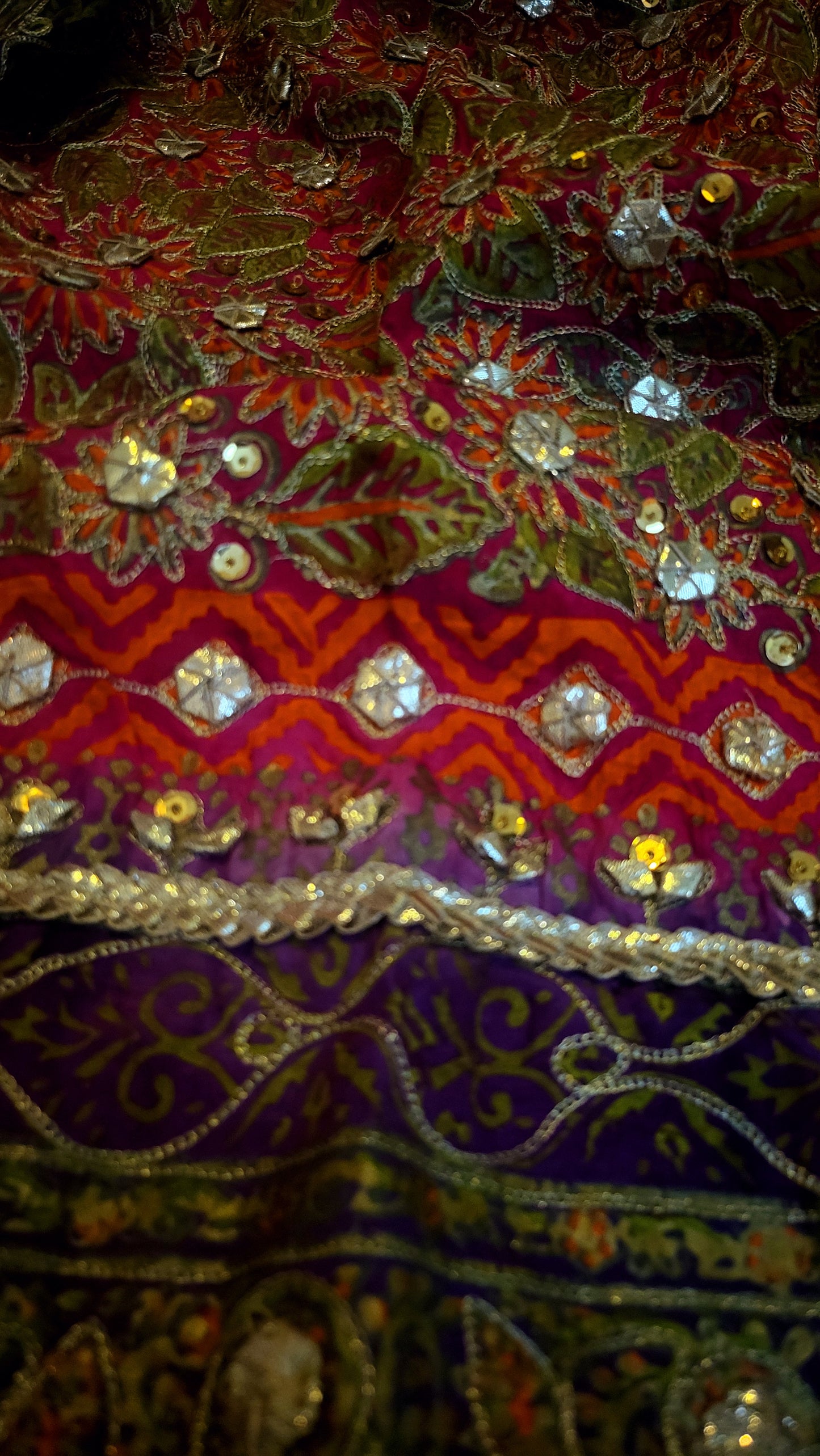 Gota work : Silk Dupata