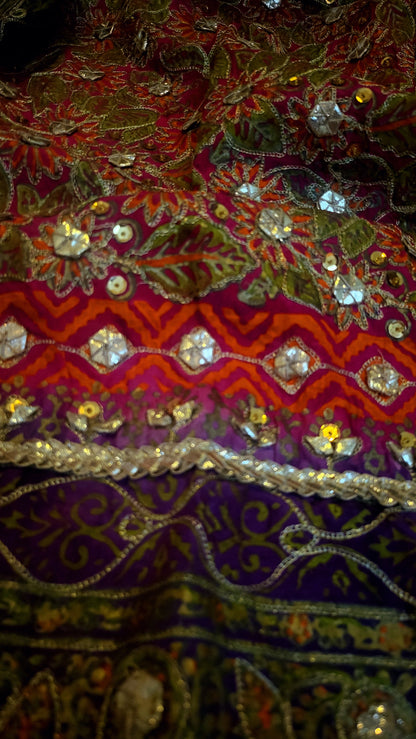Gota work : Silk Dupata