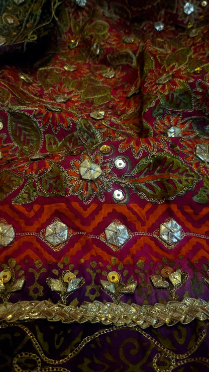 Gota work : Silk Dupata