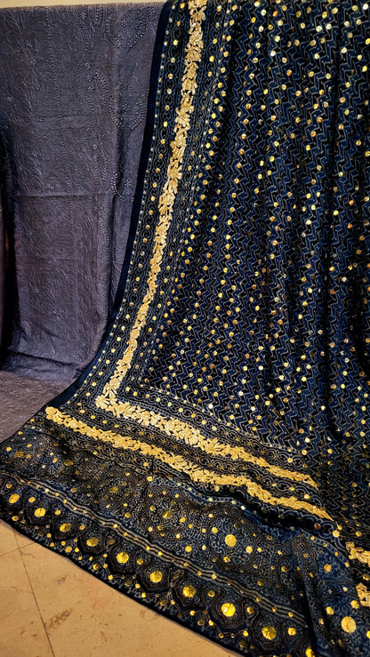 Pure silk dupata : kamdani