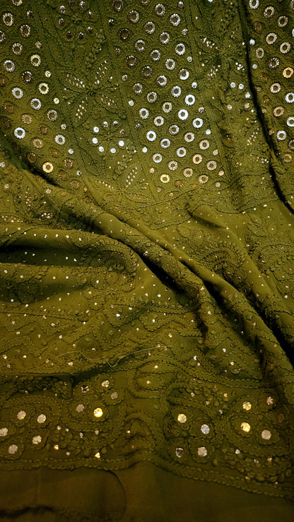 Formal chikankari : suit