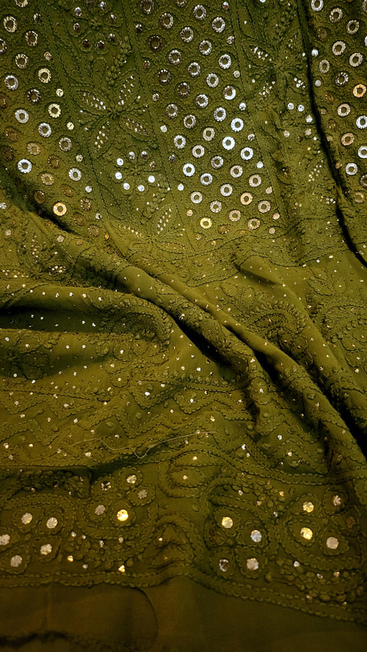 Formal chikankari : suit