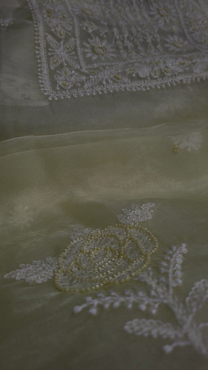 Butter yellow : Lucknowy suit