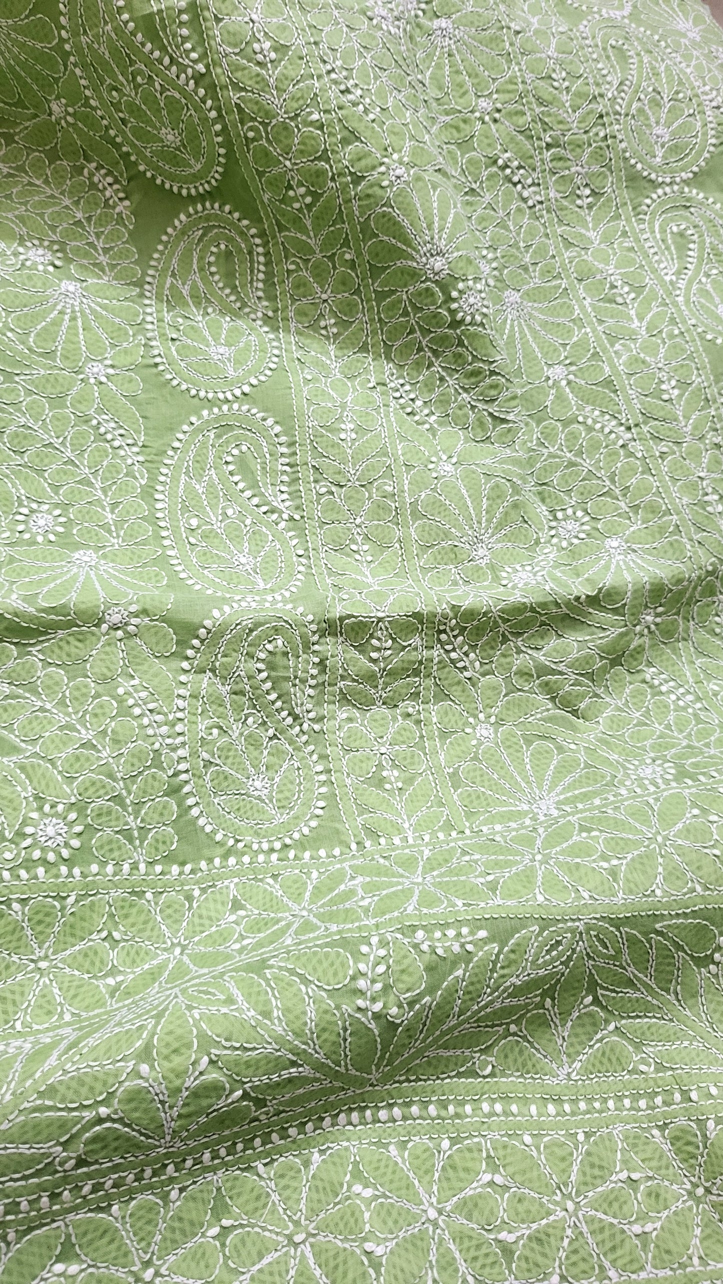 Basic chikankari : Lawn shirt