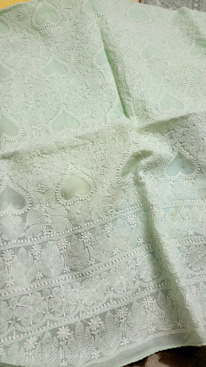 Basic chikankari : Lawn shirt
