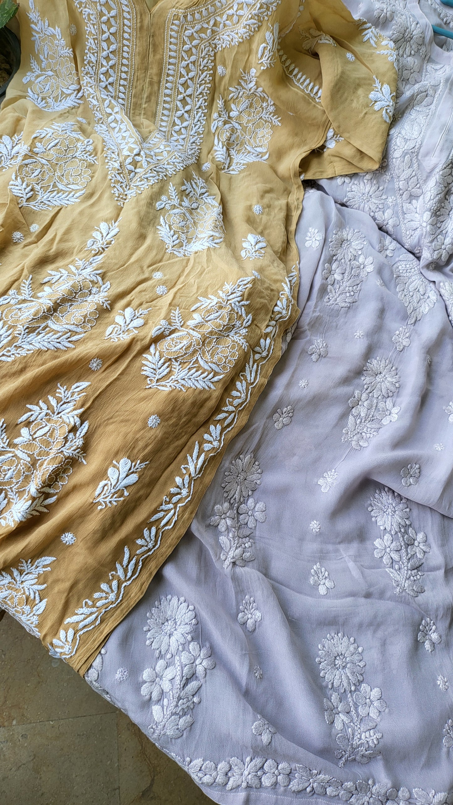 Lucknowy chikankari : Kurta