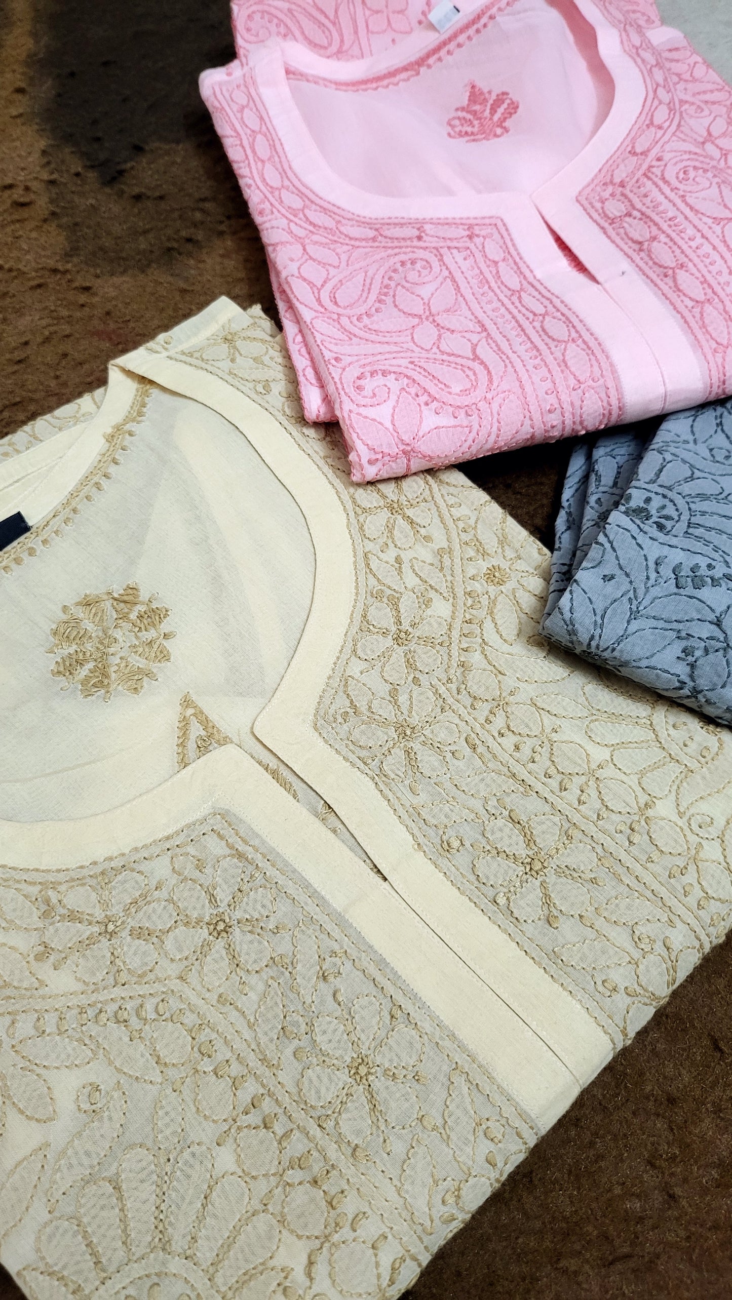 Chikankari shirts : lawn