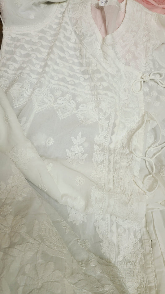 Anghrakha : Lawn chikankari