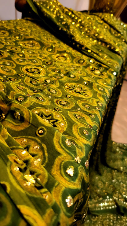 Ajrak Formals : Silk suit