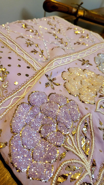 Ombre Lucknowy Dress : Bead work