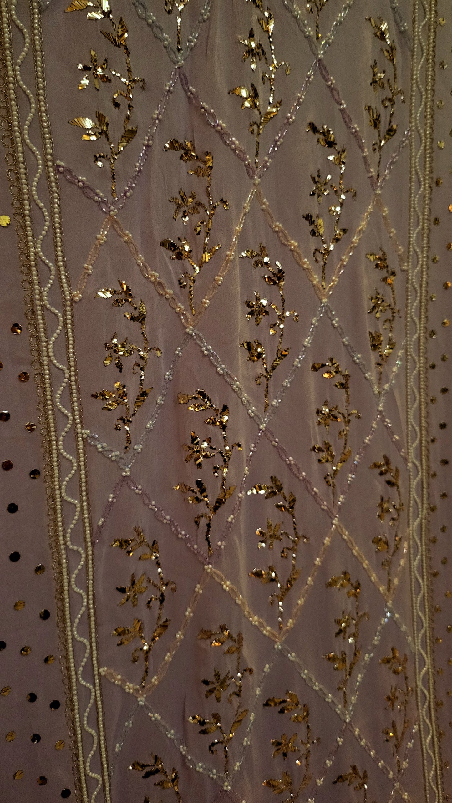 Ombre Lucknowy Dress : Bead work