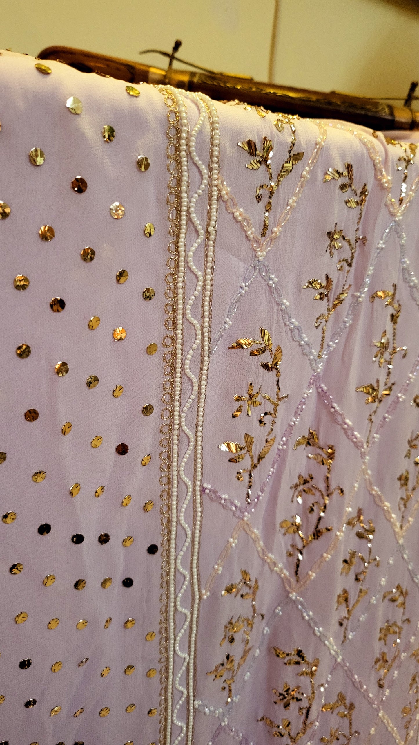 Ombre Lucknowy Dress : Bead work