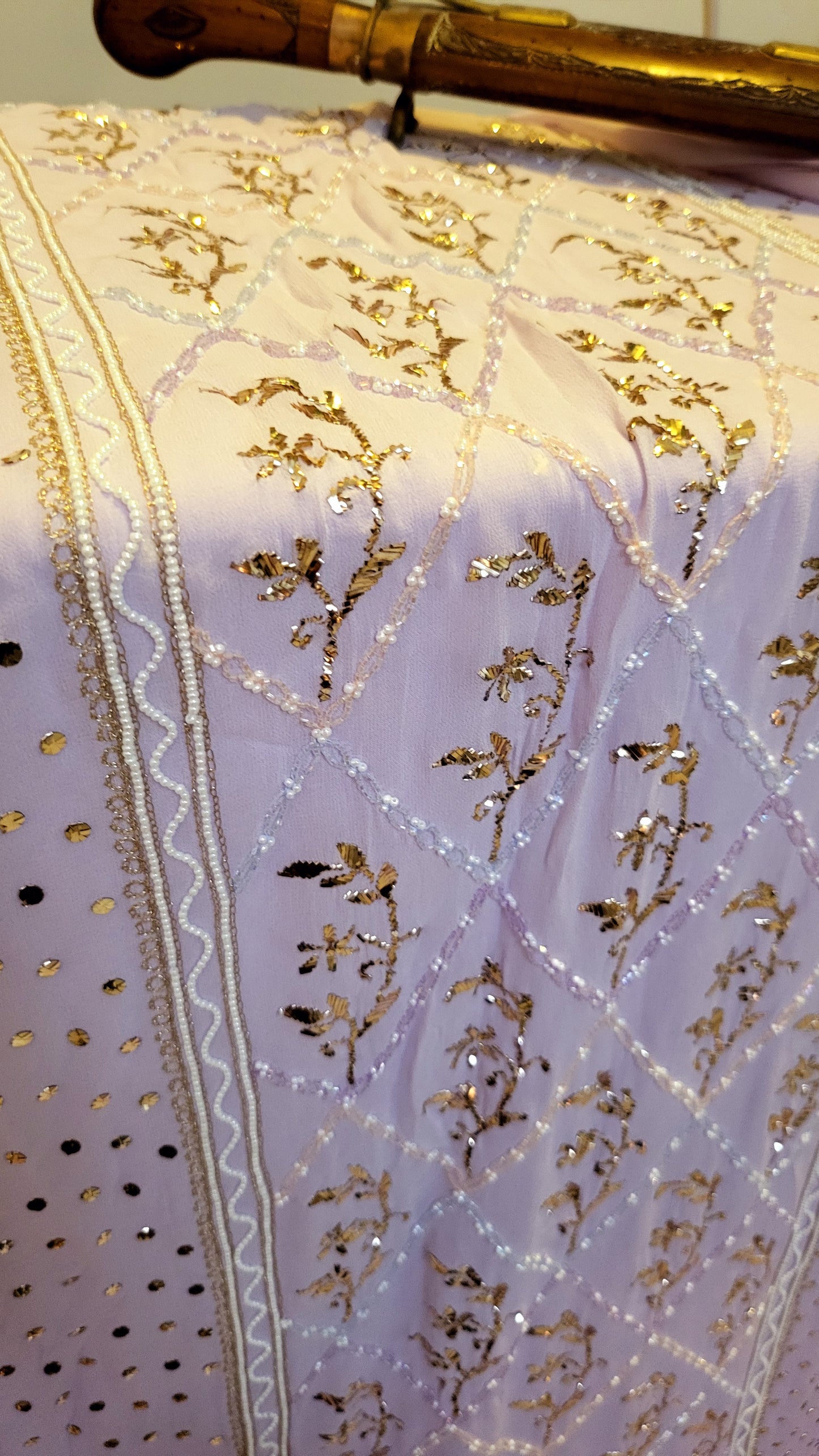 Ombre Lucknowy Dress : Bead work