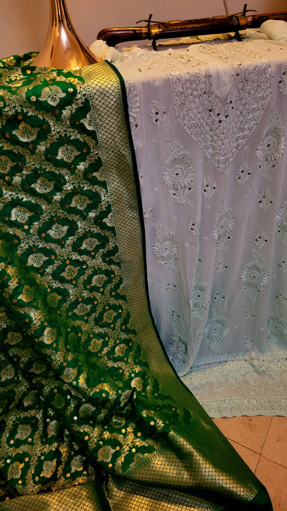 Banarsi silk : Dupata