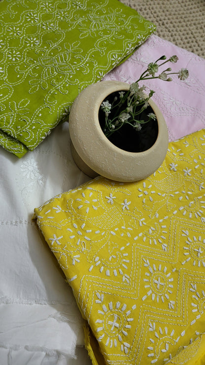 Spring edition : chikankari suit
