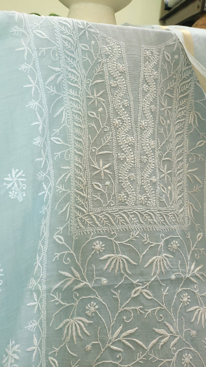 Mul chanderi : Suit
