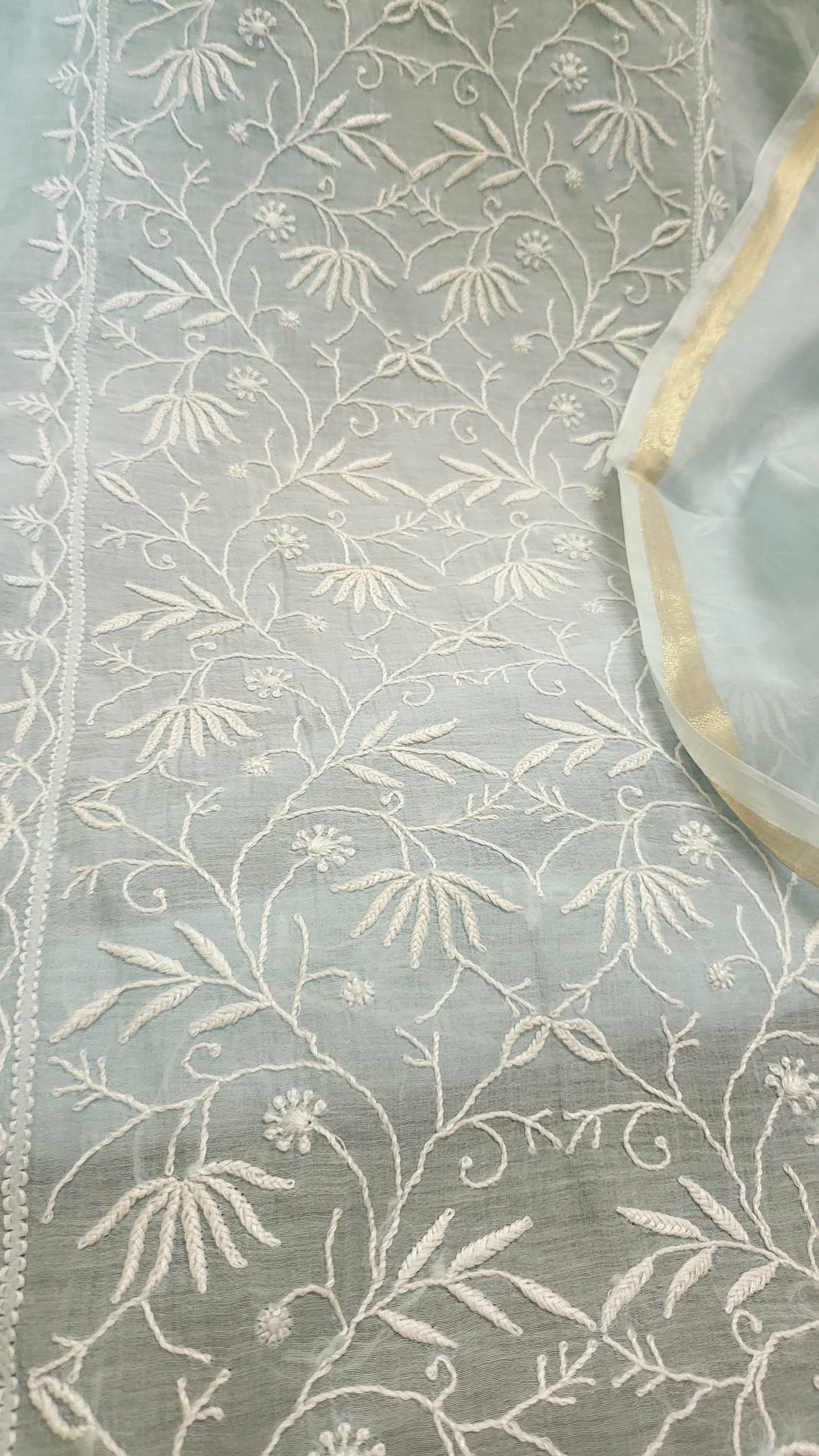Mul chanderi : Suit