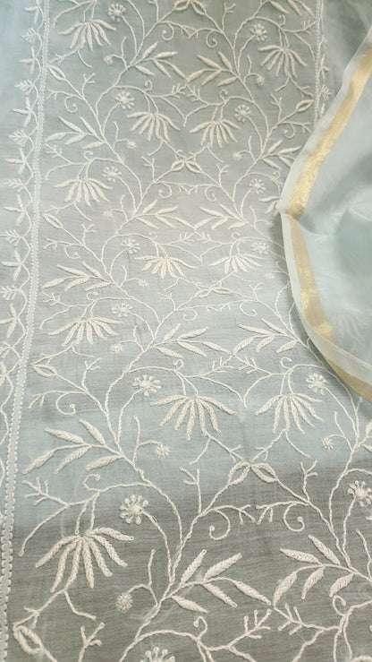 Mul chanderi : Suit