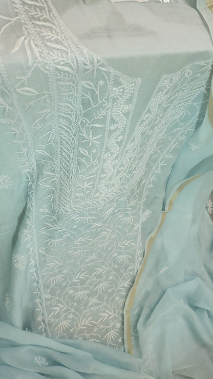 Mul chanderi : Suit