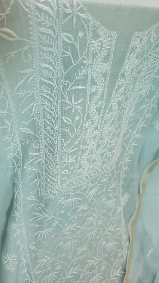 Mul chanderi : Suit