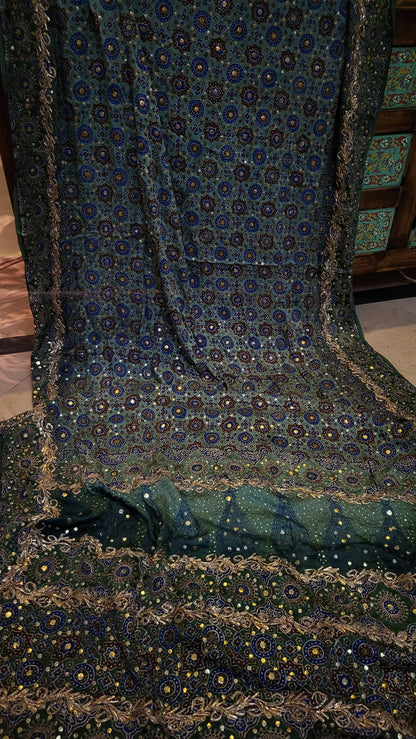 Ajrak kamdani edition : Silk Dupata