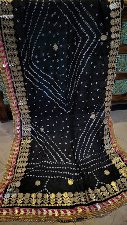 Chunri silk dupata