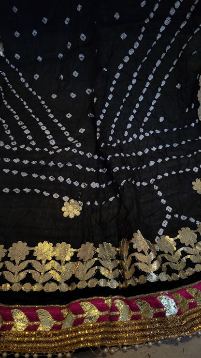 Chunri silk dupata
