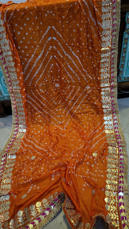 Chunri silk dupata