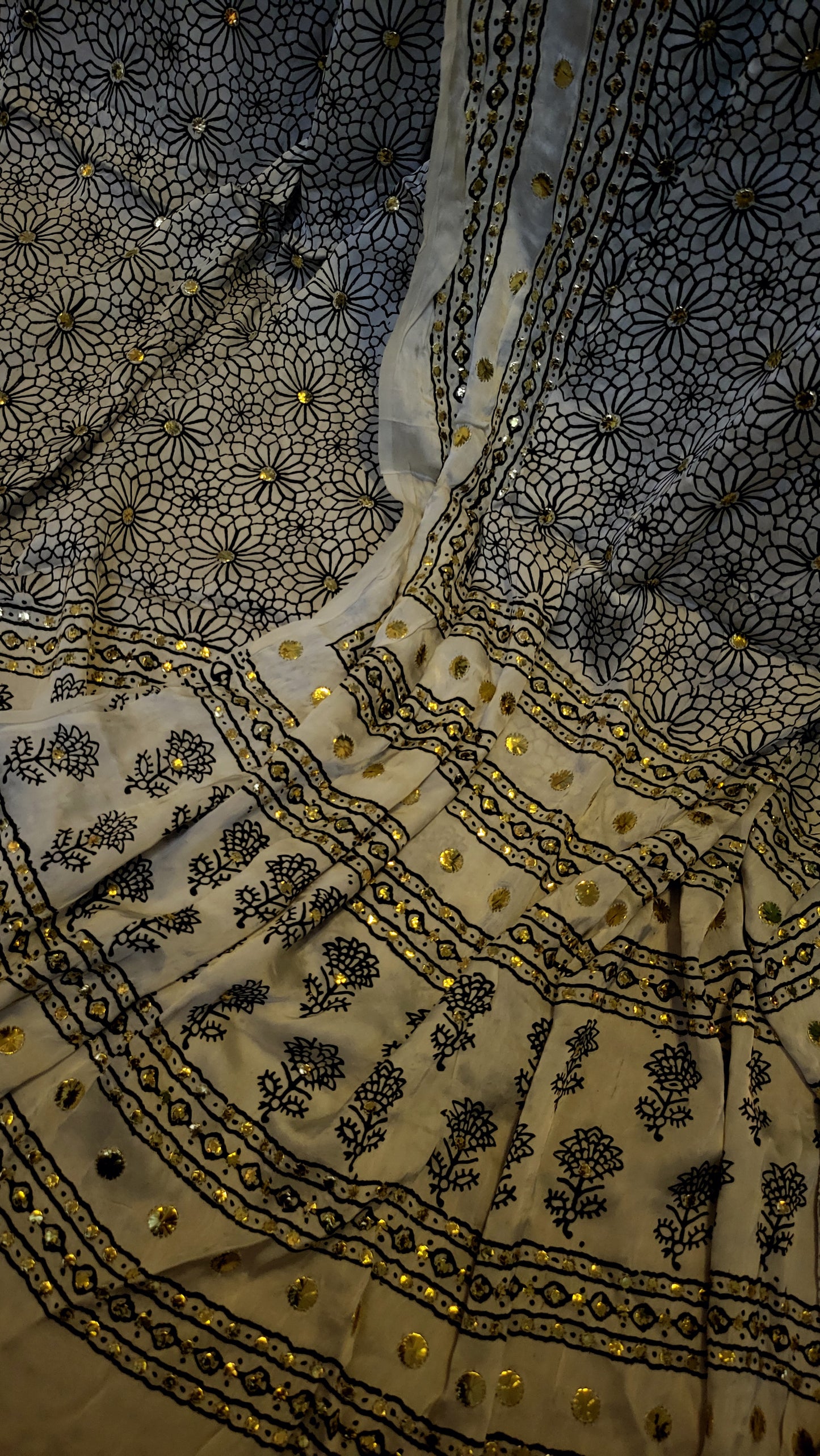 Ajrak formals : Pure silk suit