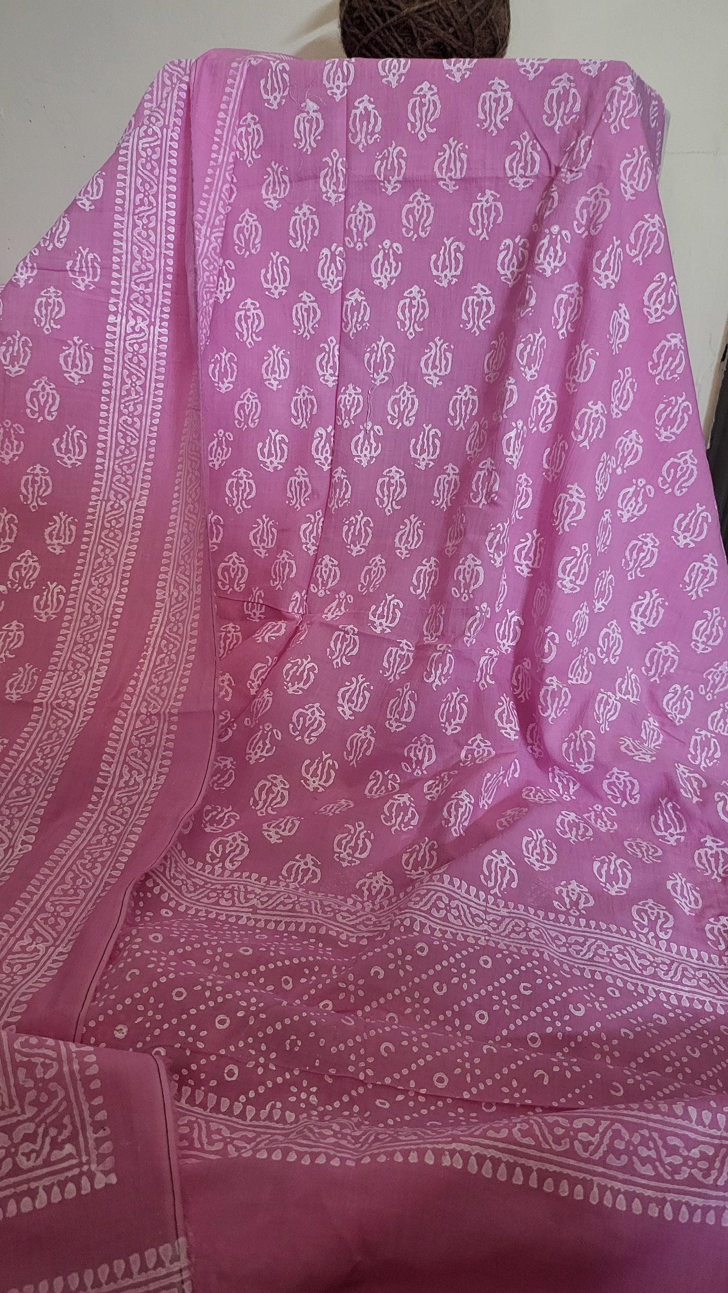 Pink beauty : Block printed suit